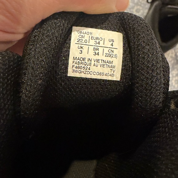 ASICS Kids Black and White Wrestling Shoes - Picture 6 of 6